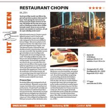 Restorecensie:Chopin Bilzen HLN
